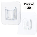 Waterproof Stick Hooks Pack of 20