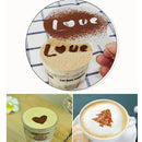 16 PCS Creative Coffee Stencil