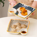 Dip & Serve Ceramic Snack Platter